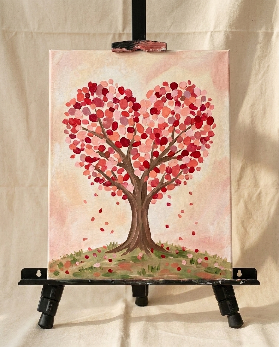 Heart Tree — a Bravaura guided painting design
