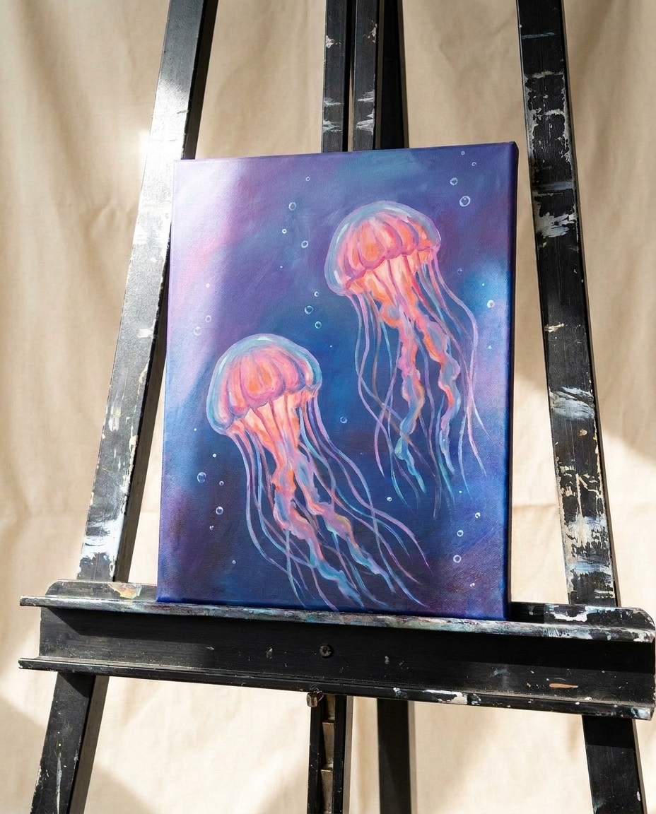 Jellyfish — a Bravaura guided painting design